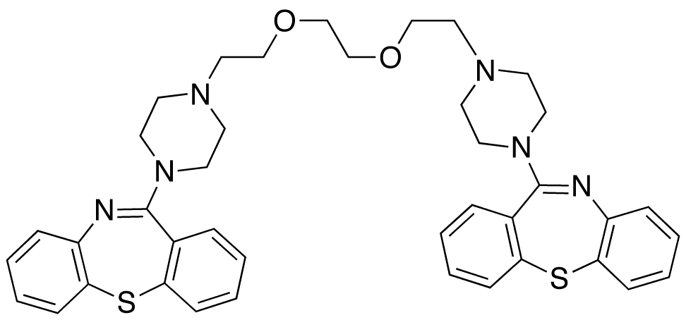 1,2-Bis[2-(4-Dibenzo[b,f][1,4]thiazepin-11-yl-1-piperazinyl)ethoxy]ethane