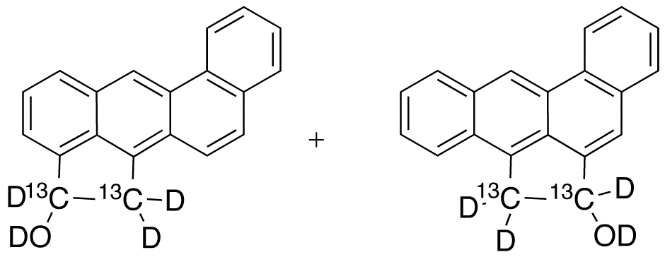 1,2-Dihydro-benz[j]aceanthrylen-2-ol-13C2,d4 and 5,6-Dihydro-benz[e]aceanthrylen-6-ol-13C2,d4