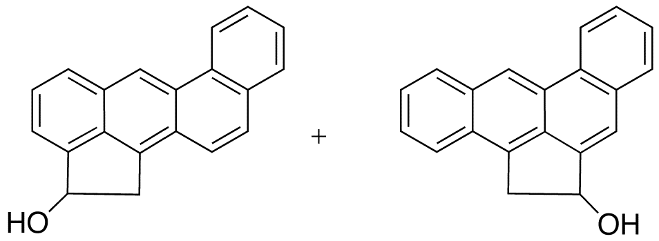 1,2-Dihydro-benz[j]aceanthrylen-2-ol and 5,6-Dihydro-benz[e]aceanthrylen-6-ol