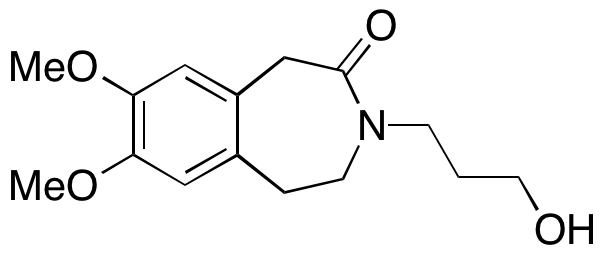 1,3,4,5-Tetrahydro-3-(3-hydroxypropyl)-7,8-dimethoxy-2H-3-benzazepin-2-one