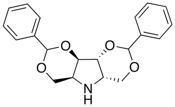 1,3:4,6-Di-O-benzylidene-2,5-dideoxy-2,5-imino-L-iditol (Mixture of Diastereomers)