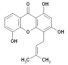 1,3,5-Trihydroxy-4-prenylxanthone