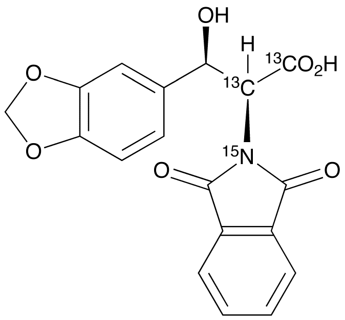 1,3-Benzodioxole-N-phthalimido DL-threo-Droxidopa-13C2,15N