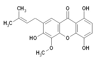 1,4,6-Trihydroxy-5-methoxy-7-prenylxanthone