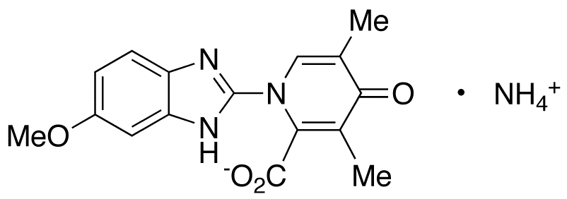 1,4-Dihydro-1-(5-methoxy-1H-benzimidazol-2-yl)-3,5-dimethyl-4-oxo-2-pyridinecarboxylic Acid Ammonium Salt