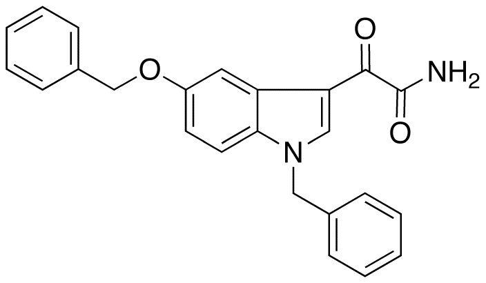 1,5-Dibenzyl-5-hydroxy-indole-3-glyoxylamide