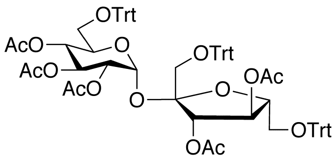 1,6,6’-Tri-O-tritylsucrose Pentaacetate