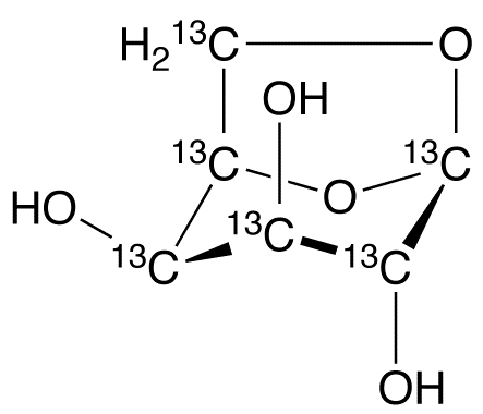 1,6-Anhydro-beta-D-galactose-13C6