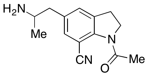 1-Acetyl-5-(2-aminopropyl)indoline-7-carbonitrile