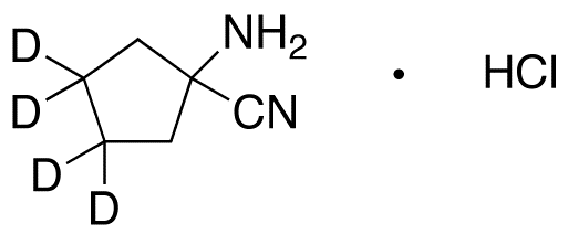 1-Amino-1-cyanocyclopentane-d4 Hydrochloride