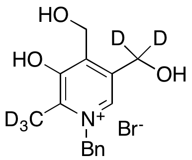 1-Benzyl-3-hydroxy-4,5-bis(hydroxymethyl)-2-methylpyridin-1-ium-d5 Bromide