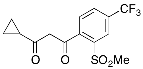 1-Cyclopropyl-3-[2-(methylsulfonyl)-4-(trifluoromethyl)phenyl]-1,3-propanedione