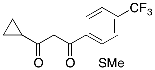1-Cyclopropyl-3-[2-(methylthio)-4-(trifluoromethyl)phenyl]-1,3-propanedione