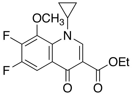 1-Cyclopropyl-6,7-difluoro-1,4-dihydro-8-methoxy-4-oxo-3-quinolinecarboxylic Acid Ethyl Ester