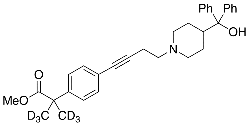 1-Dehydroxy-1-dehyro-fexofenadine-d6 Methyl Ester