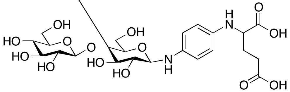 1-Deoxy-4-O-β-D-glucopyranosyl-1-[4-[(2s)-2-(pentane-1,5-dioic acid)amino]phenylimino]-D-glucitol