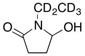 1-Ethyl-5-hydroxy-2-pyrrolidinone-d5