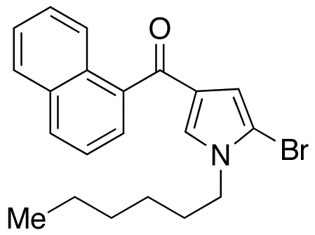 1-Hexyl-2-bromo-4-(1-naphthoyl)pyrrole