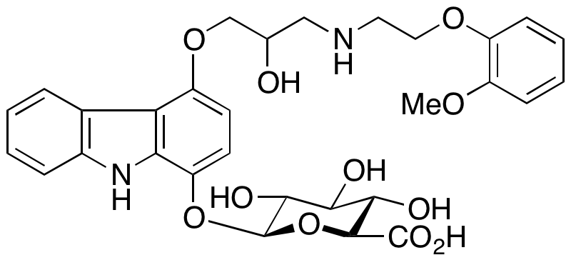 1-Hydroxy Carvedilol 1-O-β-D-Glucuronide