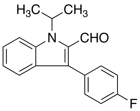 1-Isopropyl-3-(4-fluorophenyl)indole-2-carboxaldehyde