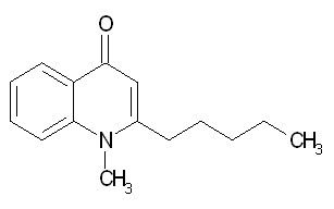 1-Methyl-2-pentyl-4(1H)-quinolinone