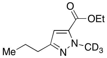 1-Methyl-3-propyl-1H-pyrazole-5-carboxylic Acid Ethyl Ester-d3