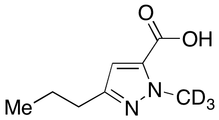 1-Methyl-3-propyl-1H-pyrazole-5-carboxylic Acid-d3