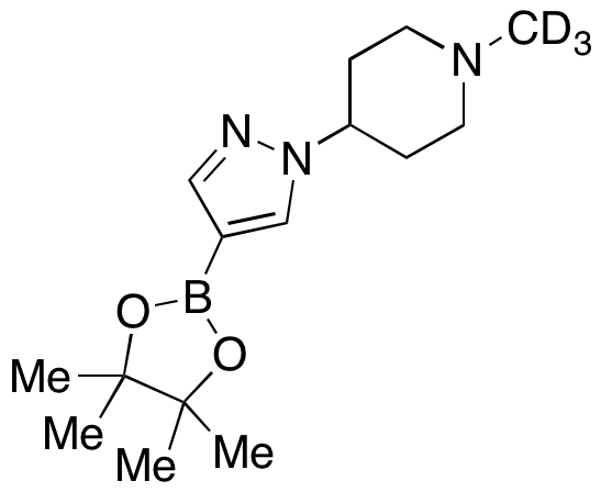 1-Methyl-4-[4-(4,4,5,5-tetramethyl-[1,3,2]dioxaborolan-2-yl)pyrazol-1-yl]piperidine-d3