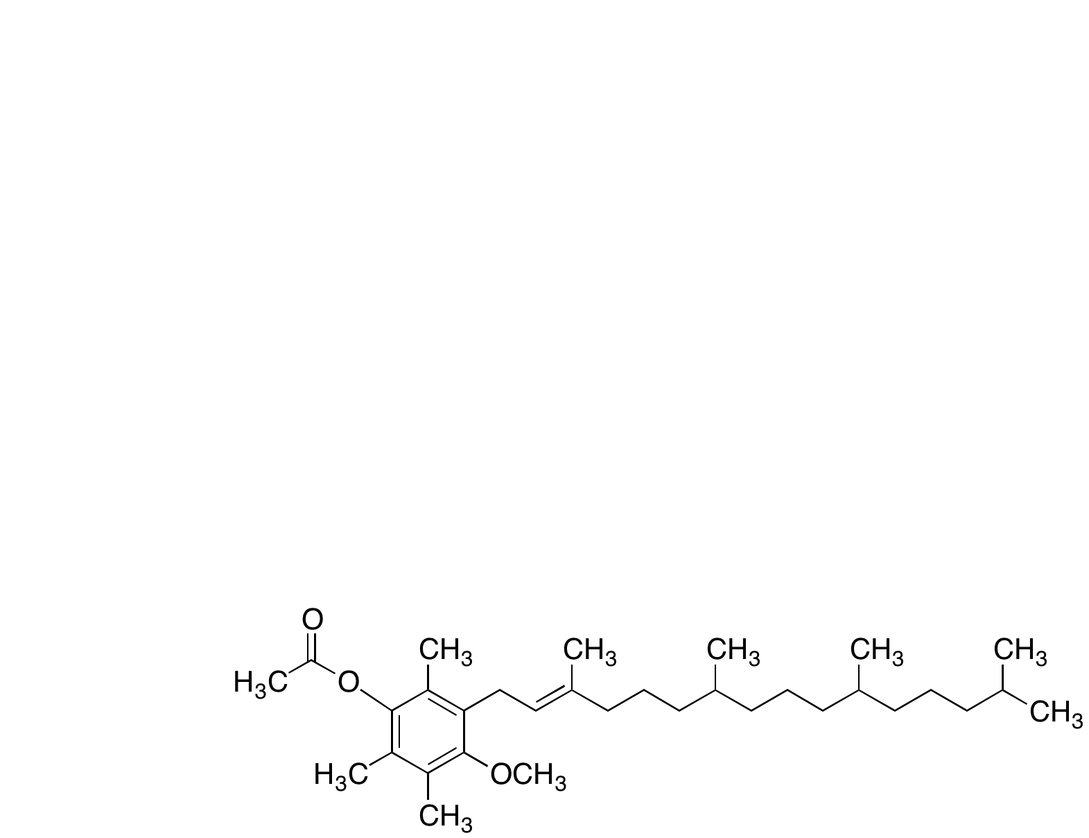 1-Methyl-4-acetyl-2-phytyl-3,5,6-trimethylhydroquinone