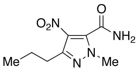 1-Methyl-4-nitro-3-propylpyrazole-5-carboxamide