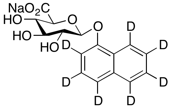 1-Naphthol-D7 β-D-Glucuronide Sodium Salt