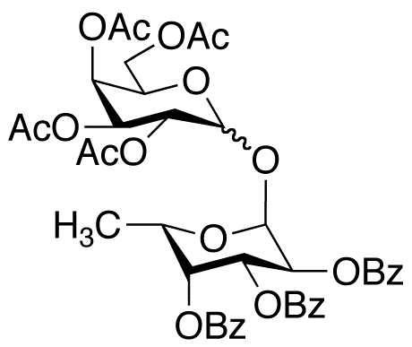 1-O-(2’,3’,4’-Tri-O-benzoyl-α-L-fucopyranosyl)-2,3,4,6-tetra-O-acetyl-galactopyranoside