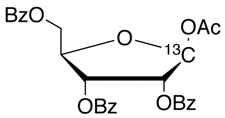 1-O-Acetyl 2,3,5-tri-O-benzoyl-beta-D-ribofuranoside-13C