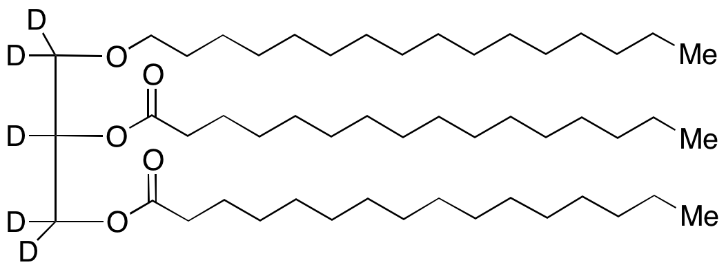 1-O-Palmityl-2,3-dipalmitoyl-rac-glycerol-d5