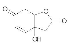 1-Oxo-4-hydroxy-2-en-4-ethylcyclohexa-5,8-olide