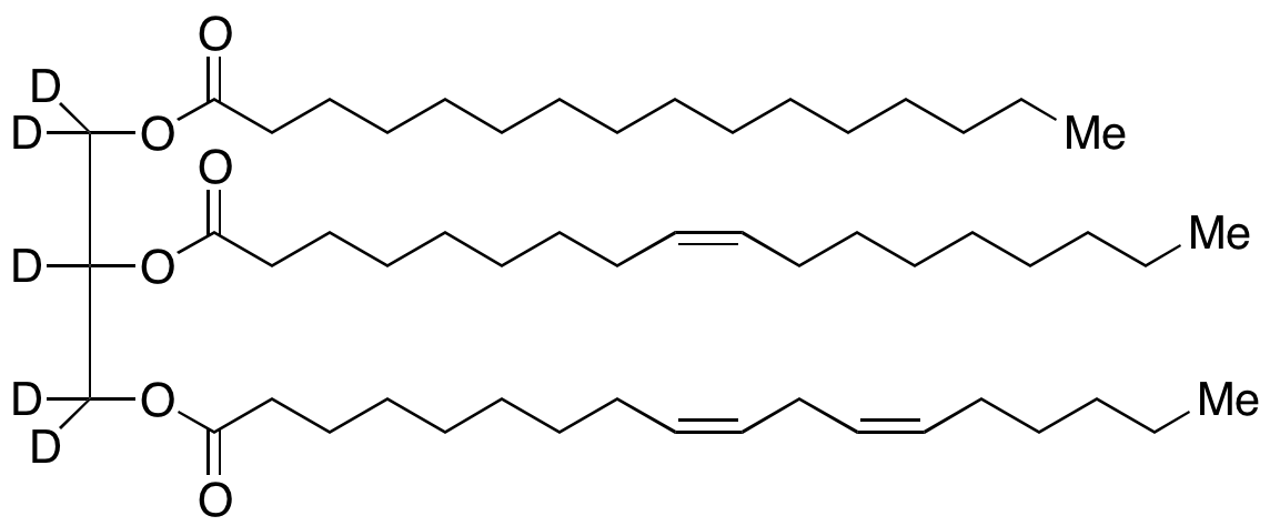 1-Palmitoyl-2-oleoyl-3-linoleoyl-rac-glycerol-d5