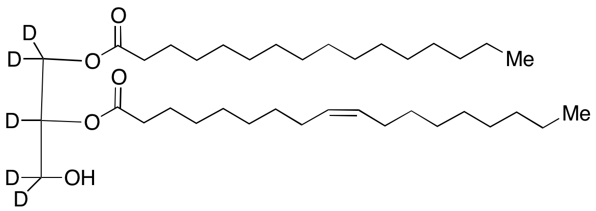 1-Palmitoyl-2-oleoyl-rac-glycerol-d5