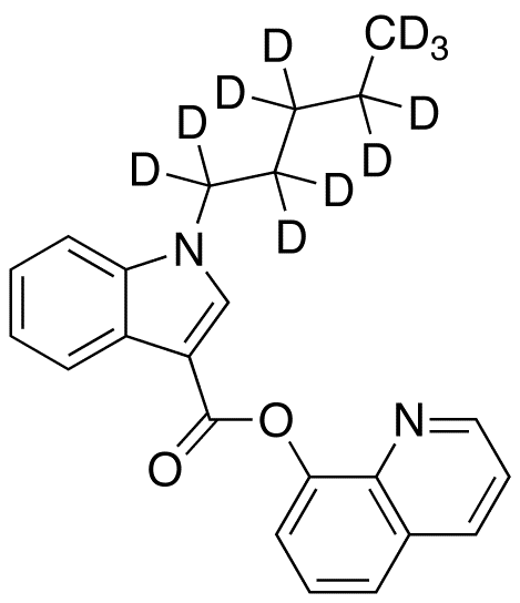 1-Pentyl-1H-Indole-3-carboxylic Acid 8-Quinolinyl Ester-d11