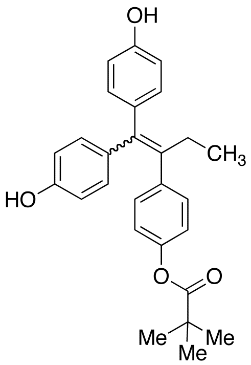 1-Pivaloyl-4,4’,4’’-(1-ethyl-1-ethenyl-2-ylidene)tris-phenol