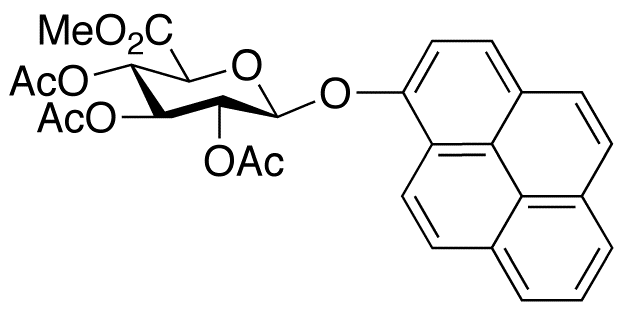 1-Pyrenyl-2,3,4-tri-O-acetyl-β-D-glucuronic Acid, Methyl Ester