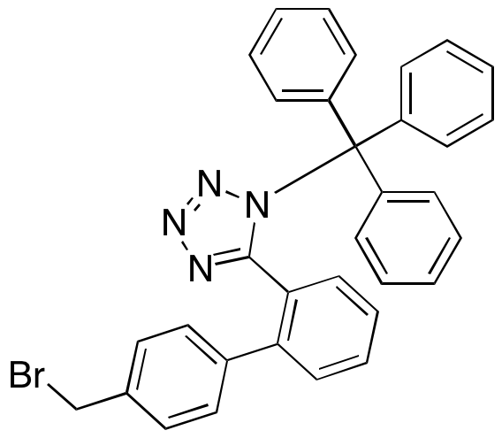 1-Triphenylmethyl-5-[4’-(bromomethyl)biphenyl-2-yl]tetrazole