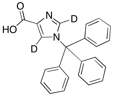 1-Triphenylmethylimidazole-4-carboxylic Acid-d2