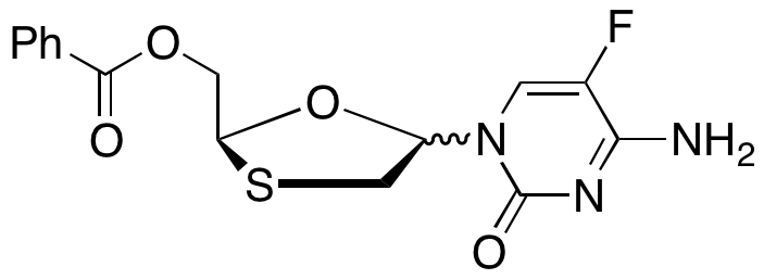 1’-rac-4’S-Emtricitabine 5’-O-Benzoyl