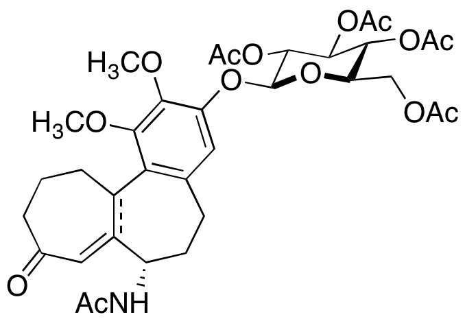 10-Desmethoxy Tetrahyrocolchicoside β-D-Glucopyranosyl Tetraacetate