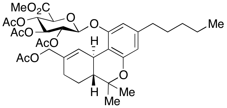 11-Acetoxy-Δ8-tetrahydrocannabinol 1-O-β-Glucuronide Tetraacetate Methyl Ester