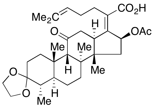 11-Keto Fusidic Acid Cyclic 3-(Ethylene Acetal)