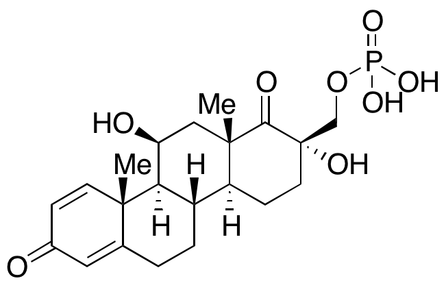 11β,17α-Dihydroxy-17-[(phosphonooxy)methyl]-D-homoandrosta-1,4-diene-3,17a-dione