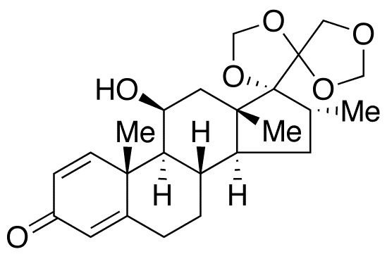 11β-Hydroxy-16α-methyl-17,20:20,21-bis(methylenedioxy)-pregn-1,4-dien-3-one