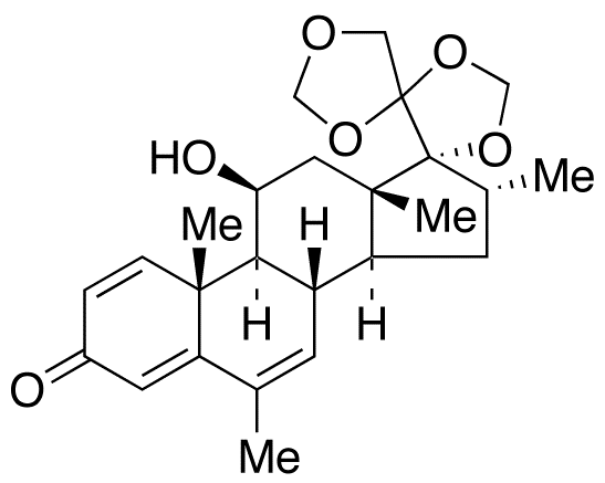 11β-Hydroxy-6,16α-dimethyl-17,20:20,21-bis(methylenedioxy)-pregna-1,4,6-trien-3-one