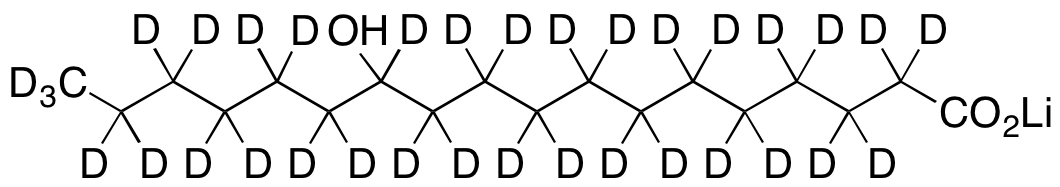 12-Hydroxystearic Acid-d34 Lithium Salt